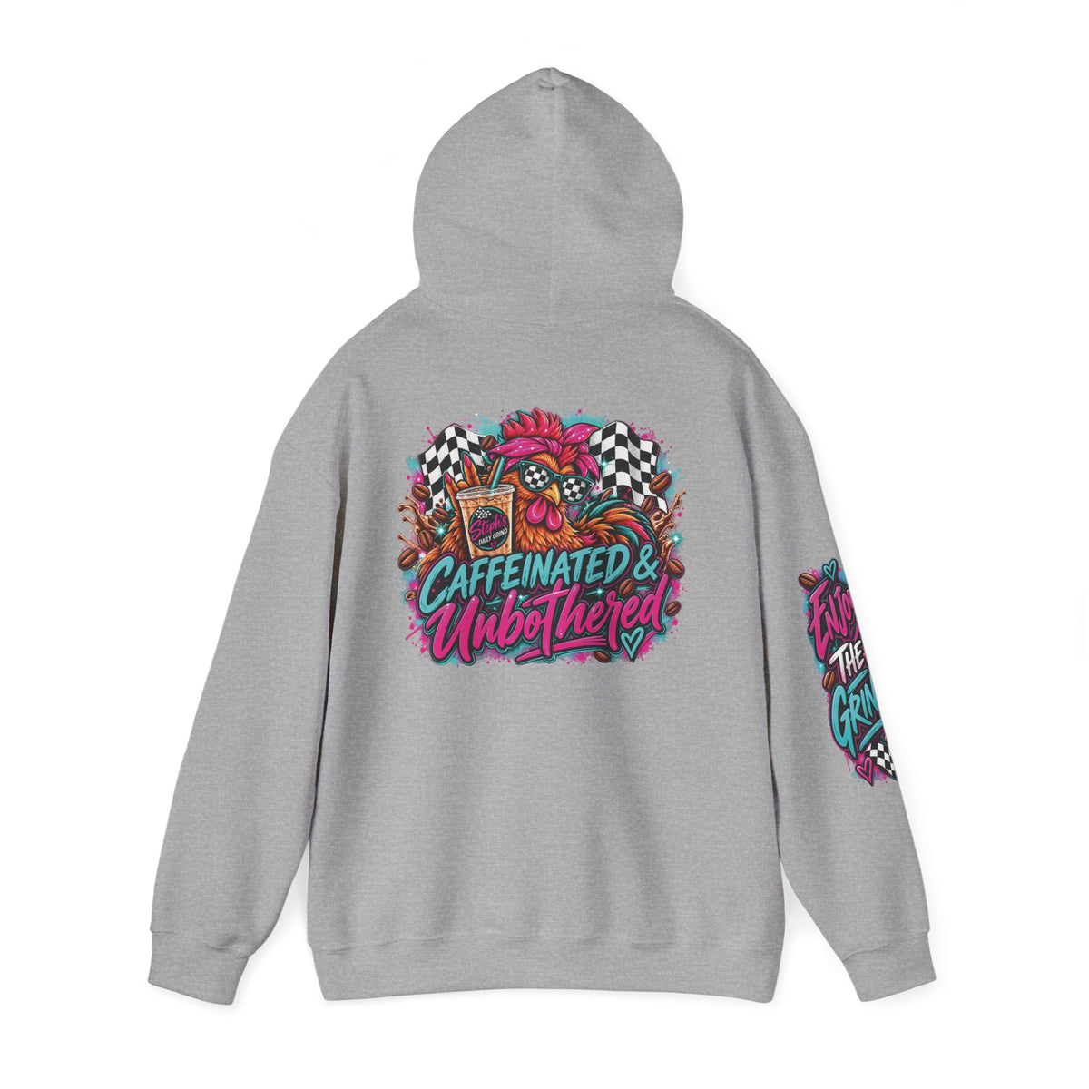 Caffeinated & Unbothered | Signature Hoodie