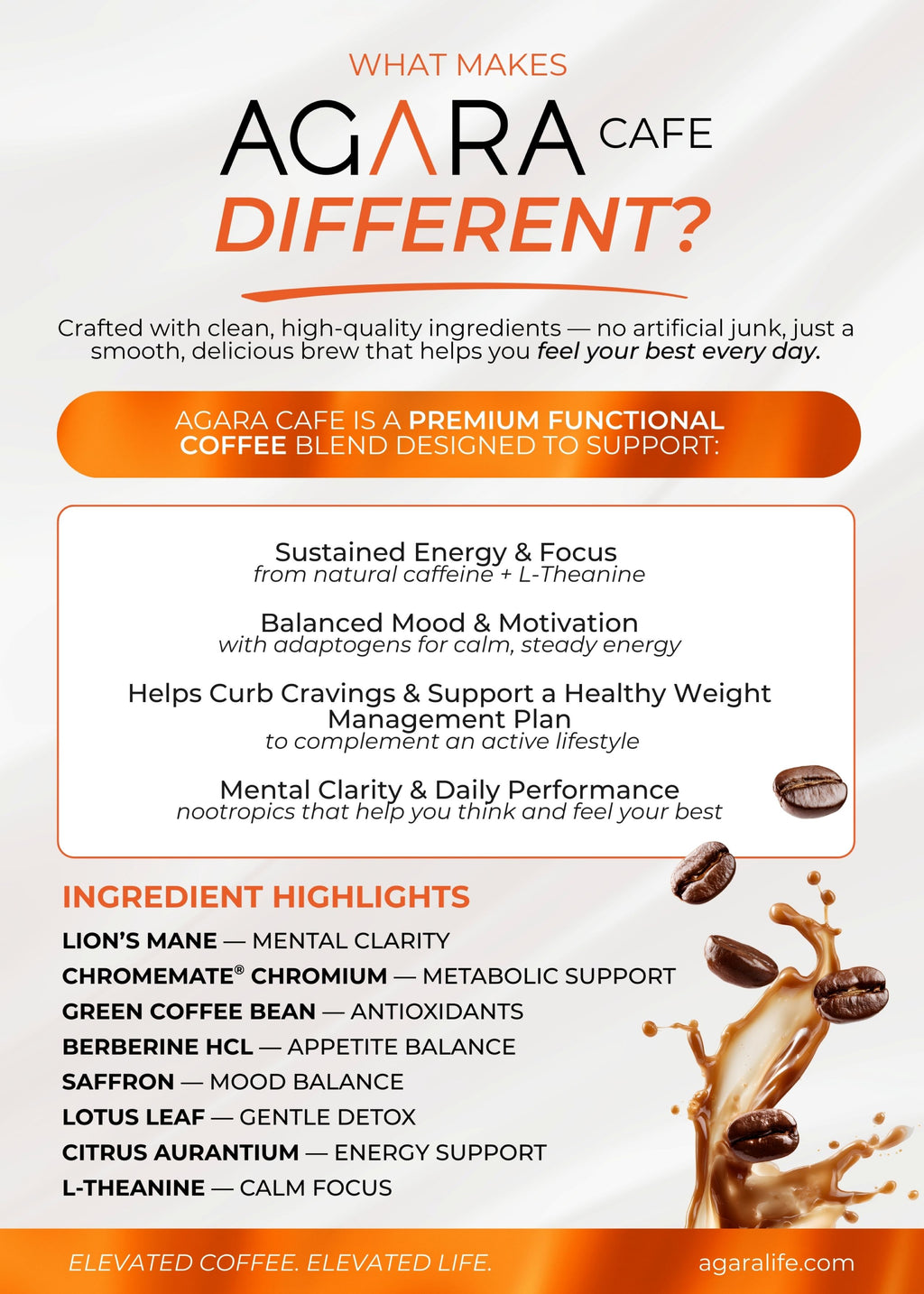 Agara Cafe Stix | Dark Roast Functional Coffee